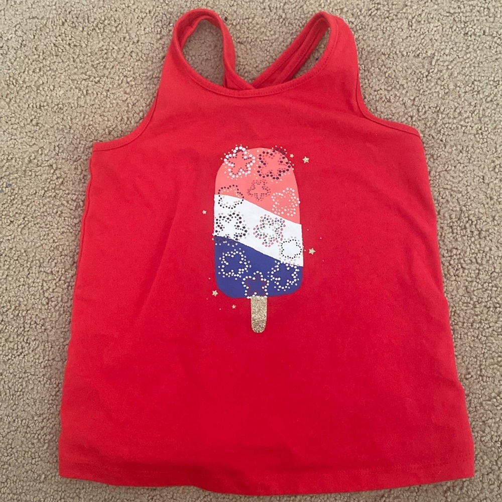 Red halter top